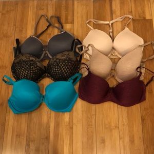 Lot of 6 32D Victoria’s Secret Bras